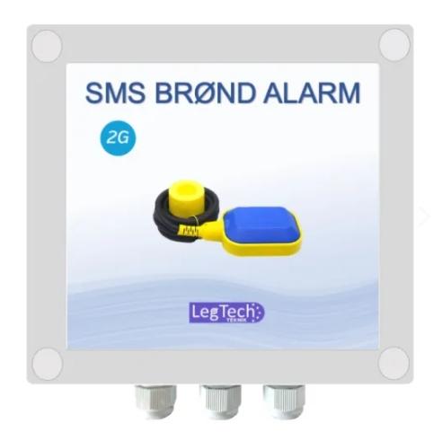SMS-Styring Brønd alarm (direkte 230VAC tilslutning)
