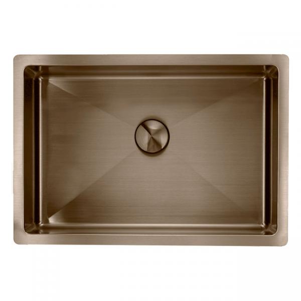 Lavabo Wave 49 håndvask t/bordplade - Bruneret messing