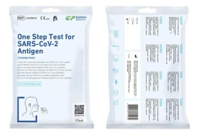 Getein Biotech Covid-19 antigentest - pakke med 3 stk. selvtest