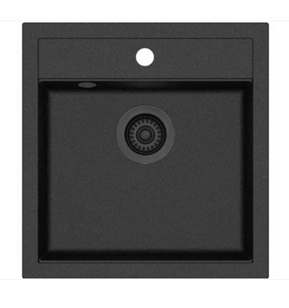 Lavabo Jupiter 50 kompositvask - Antracit-sort/sort Lavabo Jupiter 50 kompositvask - Antracit-sort/sort