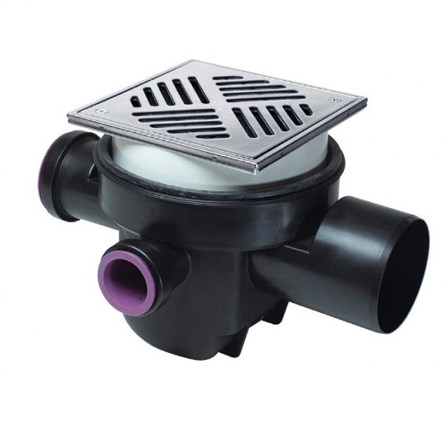 Lauridsen Kessel gulvafl&oslash;b 110 mm m/h&oslash;jvandslukke