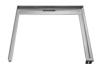 Unidrain Showerline afløbssystem t/fast væg - 80 x 120 - Højre
