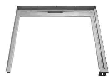 Unidrain Showerline afløbssystem t/fast væg - 100 x 120 - Højre