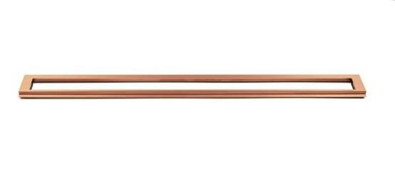 Unidrain Highline ramme - Børstet kobber - 700/15 mm