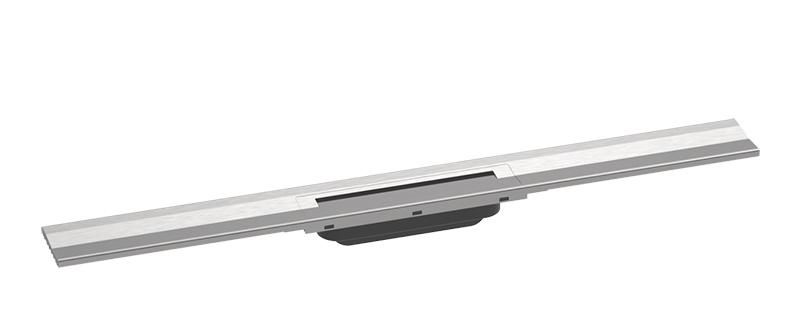 Hansgrohe RainDrain Flex afløb (kan afkortes) t/bagvæg - 80 - Steel