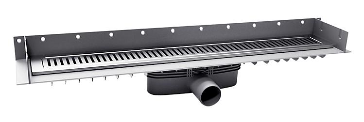 Purus Line sampak 1000 mm Ø50 vandret lav med vandlås Purus Line sampak 1000 mm Ø50 vandret lav med vandlås