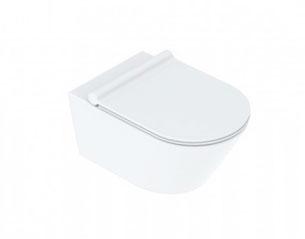 Catalano Zero 55 vægtoilet m/Newflush, rimless og Cataglaze+ - Mat hvid