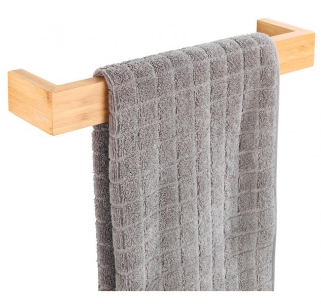 Wenko Bambusa håndklædestang 40 cm - Bambus