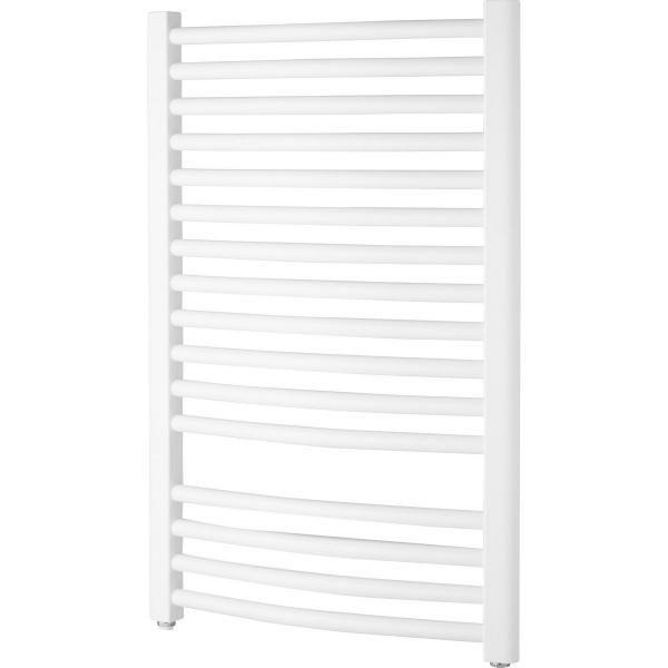 Unite håndklæderadiator buet - 117x50 cm - Hvid