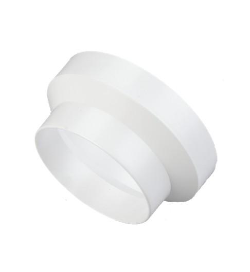 Duka Reduktion &Oslash;100-125mm - Hvid plast