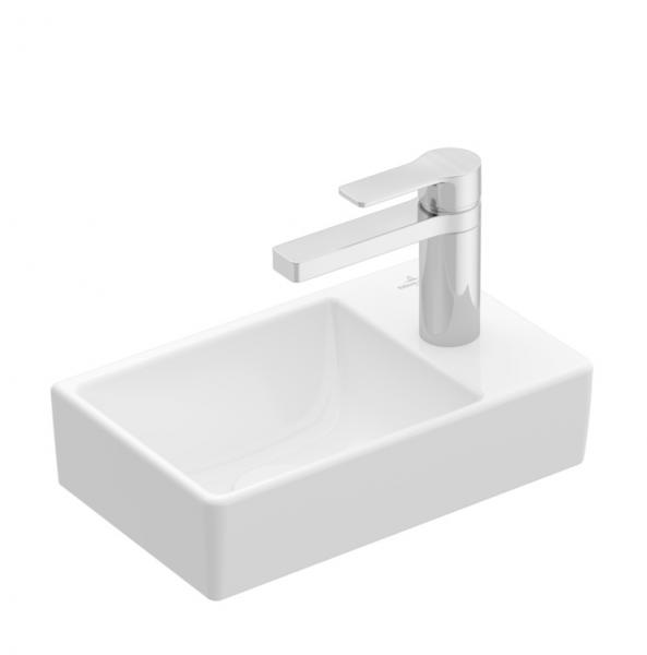 V&B Avento 36 Kompakt håndvask - Venstre - Uden overløb