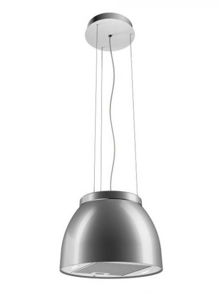 Eico Luna Aluminum - Link-2 frithængende wirehængt emhætte - Grå