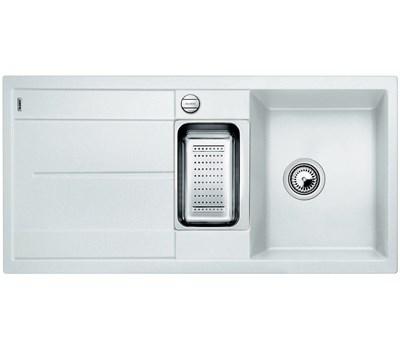 Blanco Metra 6 S-F MX k&oslash;kkenvask i silgranit - Hvid