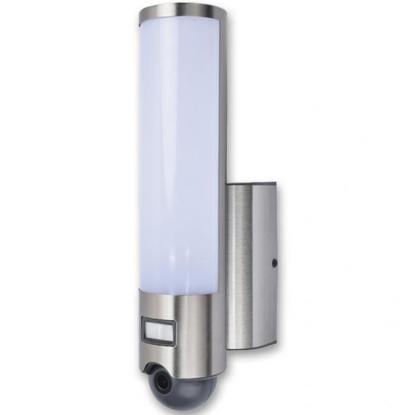 Lutec Security Elara udendørslampe m/kamera, lyd og sensor - Rustfrit stål