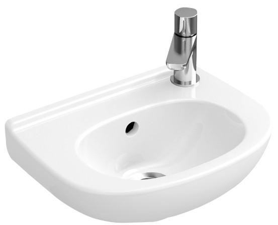 V&B O.novo 36 håndvask t/væg - Hanehul til højre - Ceramic+