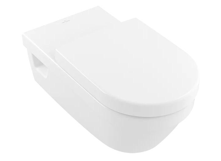 Villeroy & Boch ViCare Rimless væghængt toilet m/Ceramic+ - Hvid