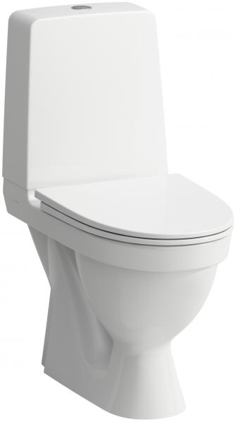 Laufen Kompas Rimless toilet med skjult S-lås - limning