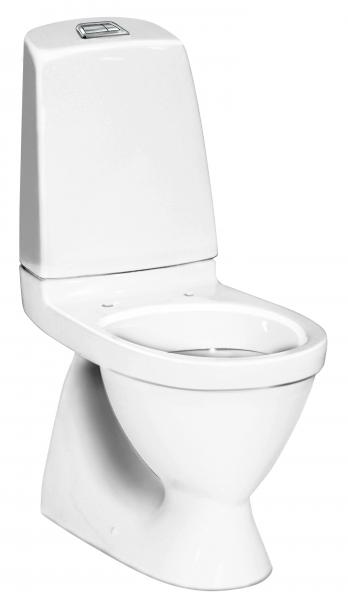 Gustavsberg Nautic toilet 5500L m/skjult S-l&aring;s og C+