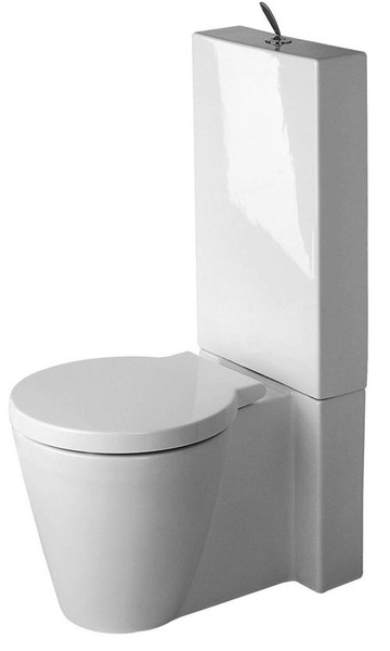 Duravit Starck 1 toilet  med wondergliss uden cisterne - Med wondergliss