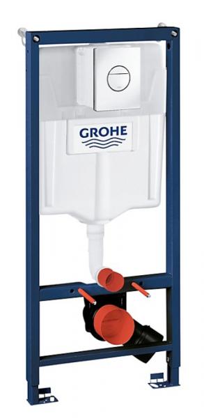 Grohe Rapid SL indbygningscisterne 113 cm inkl. Nova Cosmopolitan plade i krom