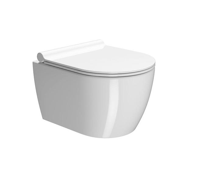 GSI Pura kompakt 46 væghængt toilet m/Extraglaze+