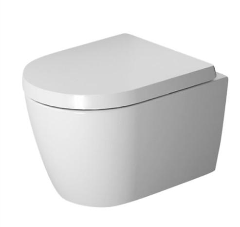 Duravit Me by Starck Compact Rimless hængeskål m/wondergliss - Hvid mat