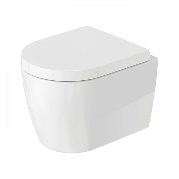 Duravit ME by Starck Compact v&aelig;gh&aelig;ngt toilet inkl. s&aelig;de og DuraShield