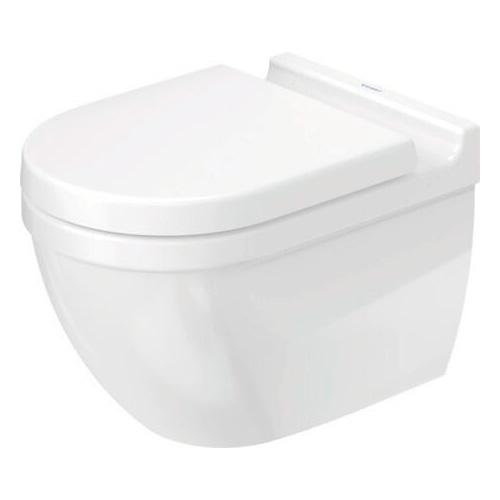 Duravit Starck 3 vægtoilet rimless m/HygieneGlaze u/sæde