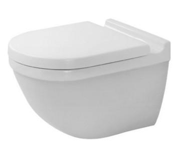 Duravit Starck 3 Rimless vægtoilet m/sæde