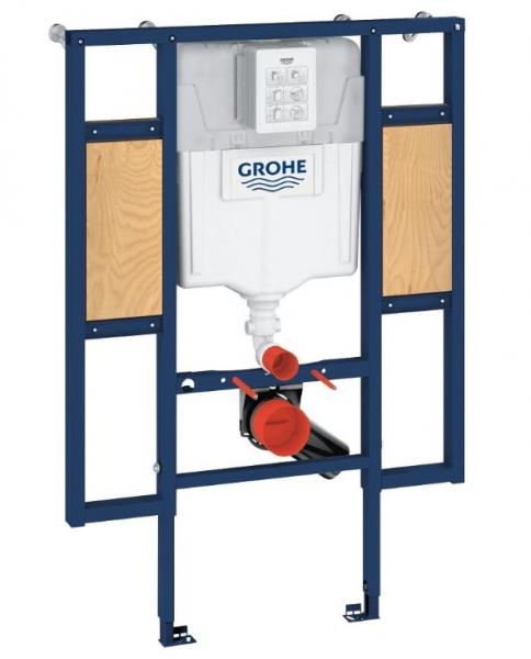 Grohe Rapid SL indbygningscisterne 113 cm m/beslag til ryg- og armst&oslash;tte