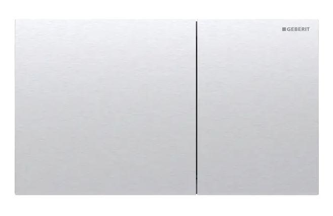 Geberit Sigma 70 betjeningsplade easy-to-clean-belagt - Børstet rustfrit stål