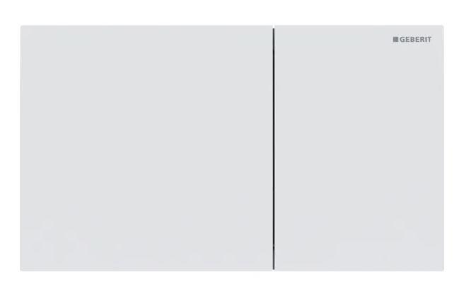 Geberit Sigma 70 betjeningsplade easy-to-clean-belagt - Mat hvid