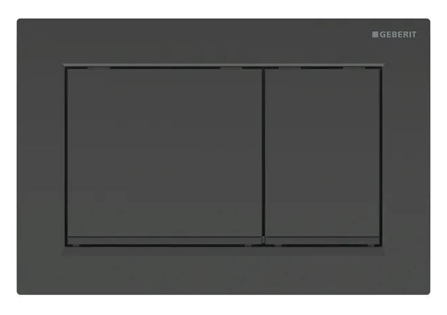 Geberit Omega 30 betjeningsplade - Sort/mat sort