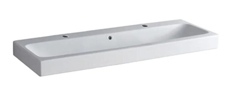 Geberit iCon håndvask m/ 2 hanehul - Hvid