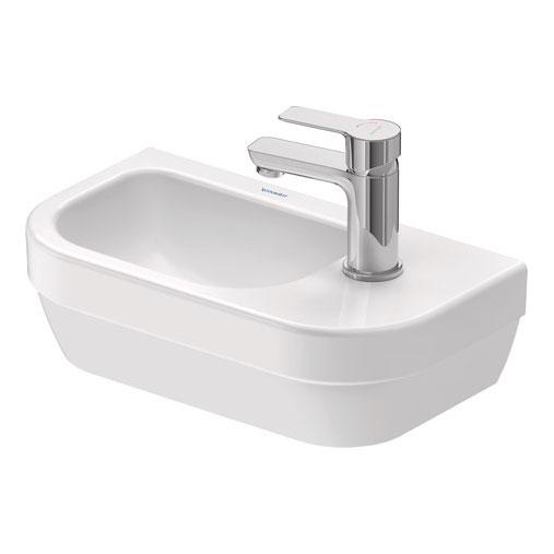 Duravit D-code 40 mini håndvask t/væg - 1 hanehul til højre