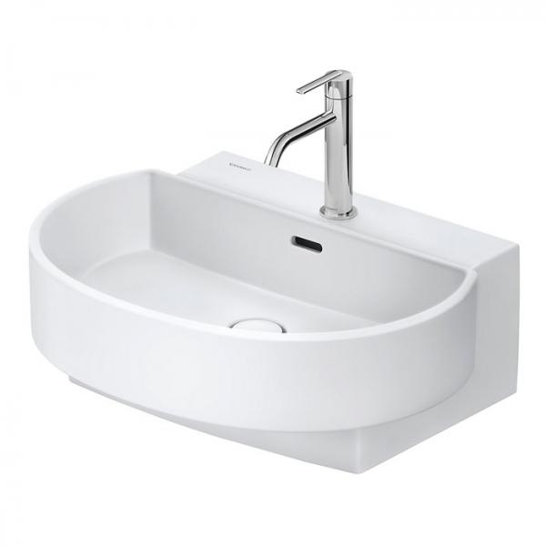 Duravit Balcoon 60 håndvask t/væg - 1 hanehul - Mat hvid Duravit Balcoon 60 håndvask t/væg - 1 hanehul - Mat hvid