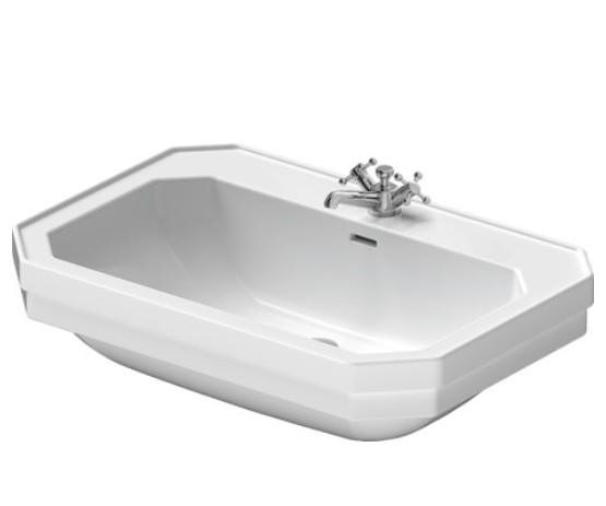 Duravit 1930 80 håndvask t/væg - 1/3 hanehuller