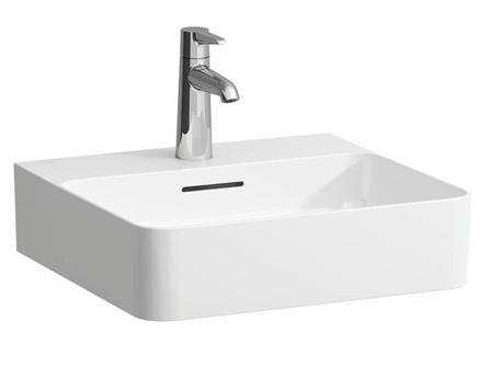 Laufen Val compact 45 håndvask t/væg eller møbel - 1 hanehul