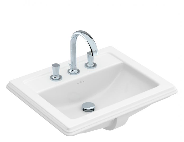V&B Hommage 63 håndvask t/nedfældning - Ceramic+