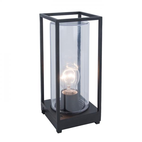 Lutec Tradition Flair udendørs bordlampe - Mat sort