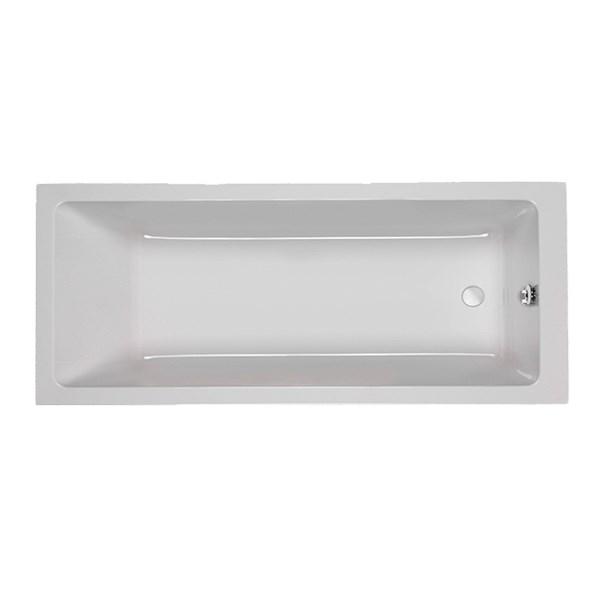 Strømberg Quantum badekar t/indbygning - 160 x 80 - 1 ryglæn