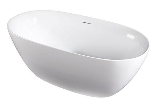 Strømberg Genoa Oval fritstående badekar 1700 x 800 mm