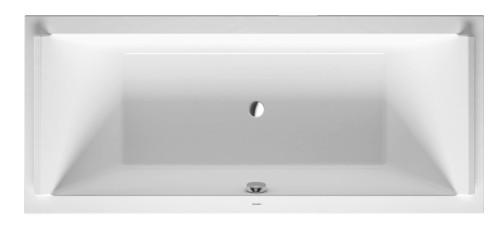 Duravit Starck badekar t/indbygning - 200 x 100 - 2 ryglæn