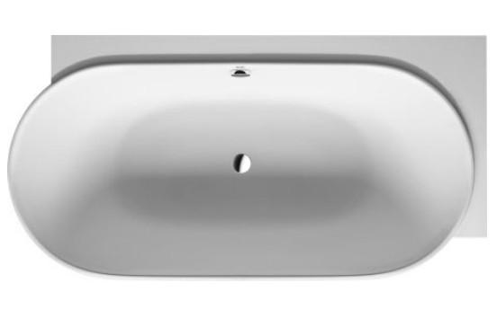 Duravit Luv fritstående badekar t/hjørne - 185 x 95  - Mat hvid - Højre