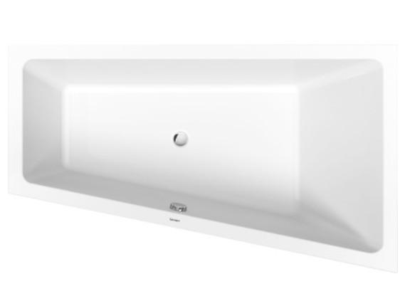 Duravit No.1 asymmetrisk badekar t/indbygning - 170 x 100 - Højre - 1 ryglæn Duravit No.1 asymmetrisk badekar t/indbygning - 170 x 100 - Højre - 1 ryglæn