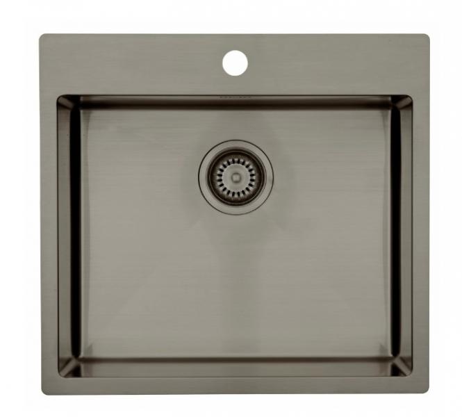 Lavabo Kubus 540 Soft køkkenvask - Gunmetal