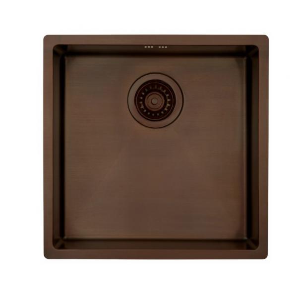 Lavabo Kubus 400 Soft k&oslash;kkenvask - Bruneret messing