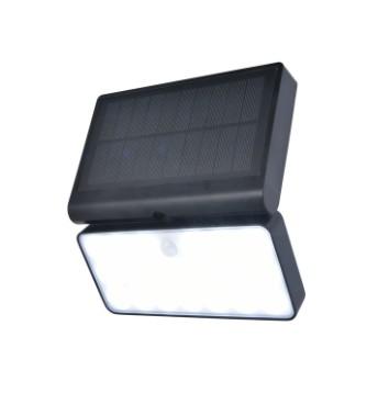 Lutec Tuda Solar udendørs væglampe m/solceller og sensor
