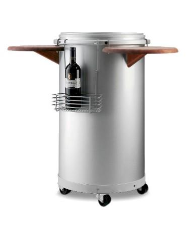 Eico CC 45 Party Cooler flaskeskab - Sølv