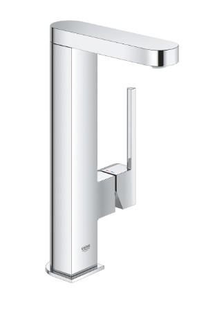 Grohe Plus L håndvaskarmatur m/push open bundventil - Krom
